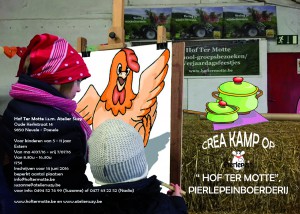 DIN A5 flyer kamp zomer 2016 front